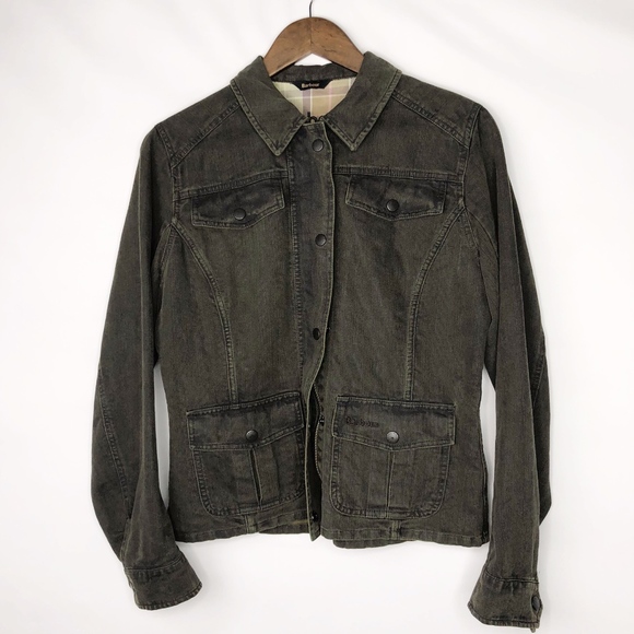 barbour denim jacket womens